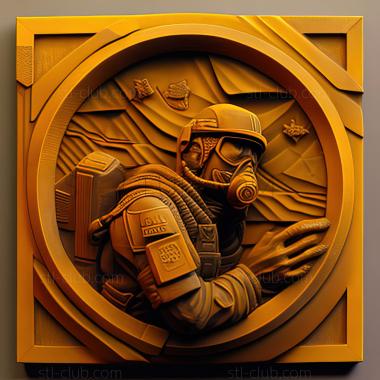 3D модель Игра Half Life Opposing Force (STL)